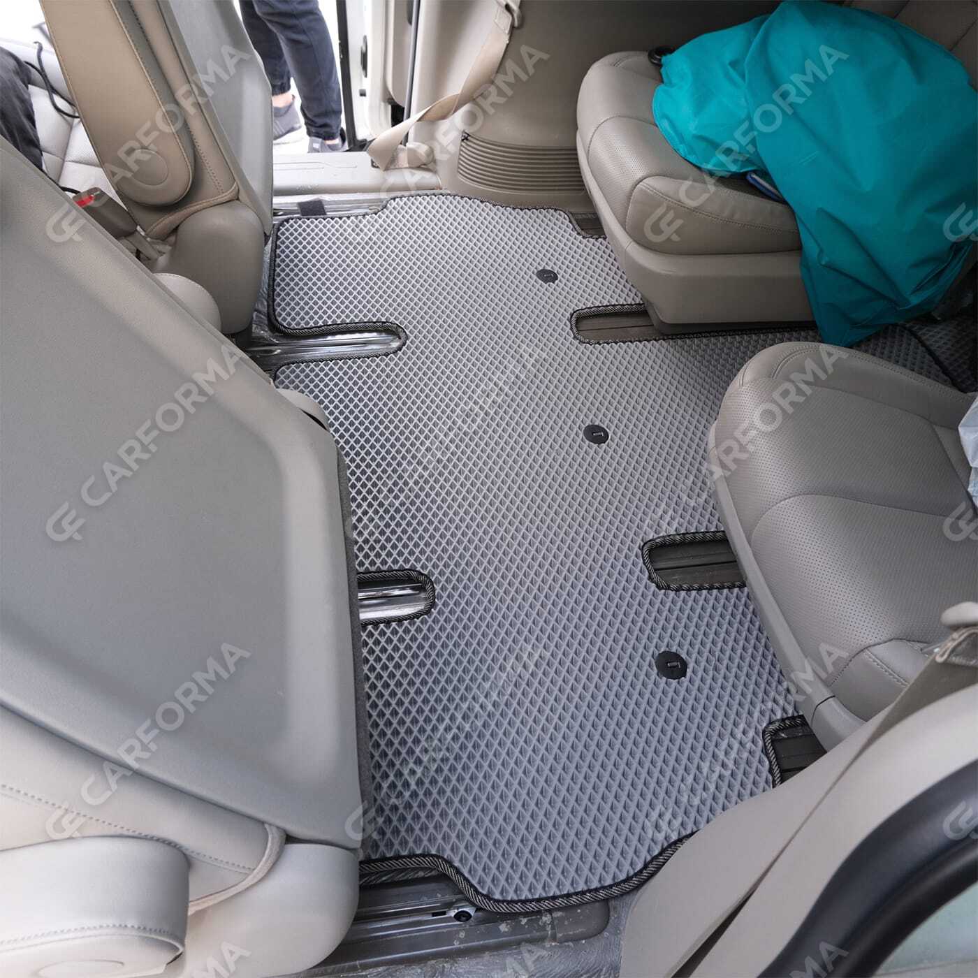EVA коврики на KIA Carnival III 9 мест и 11 мест 2014&nbsp;-&nbsp;2021 в Барнауле
