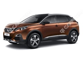 Ворсовые коврики на Peugeot 3008 II 2016 - 2025