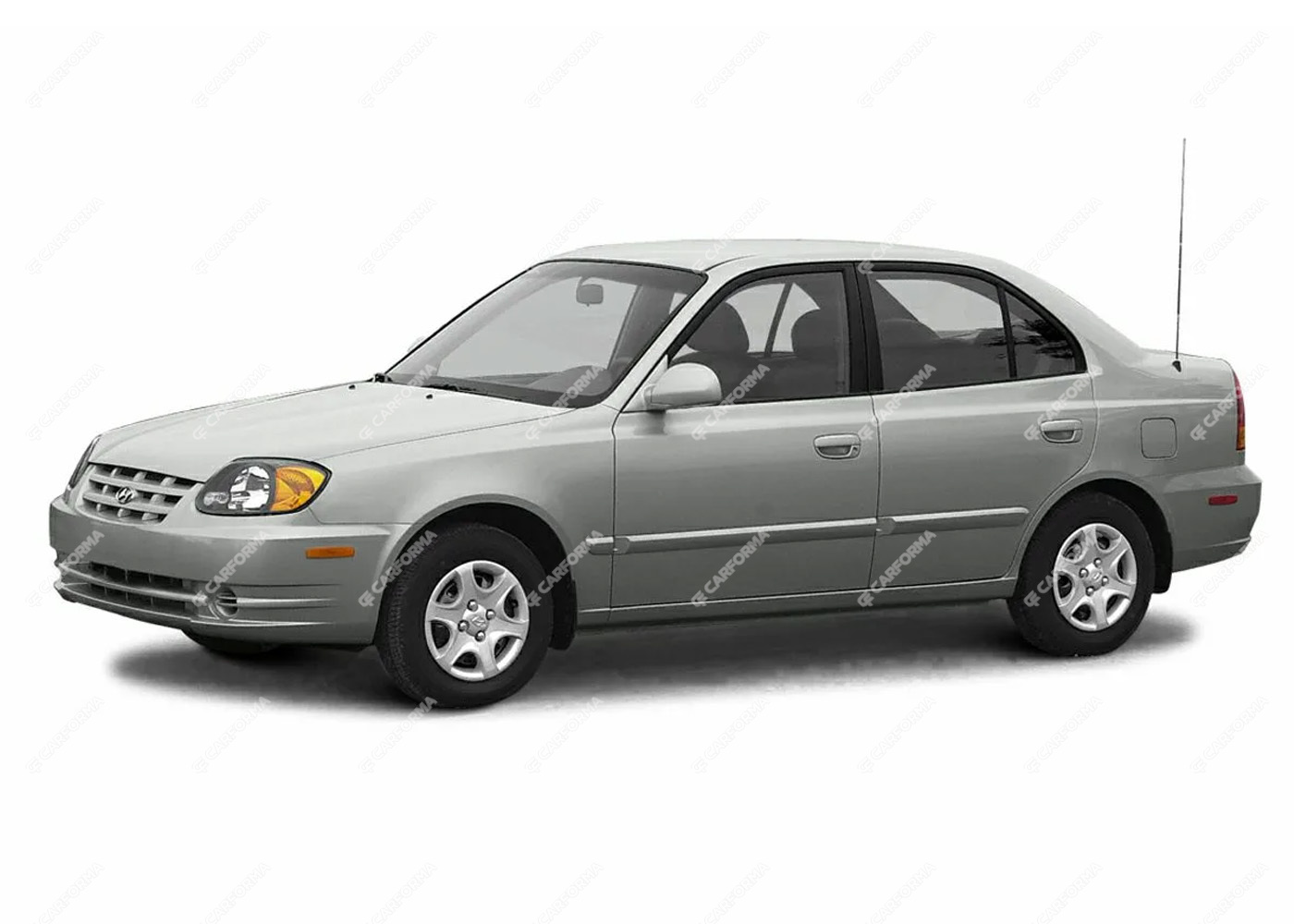 Ворсовые коврики на Hyundai Accent 1999 - 2012
