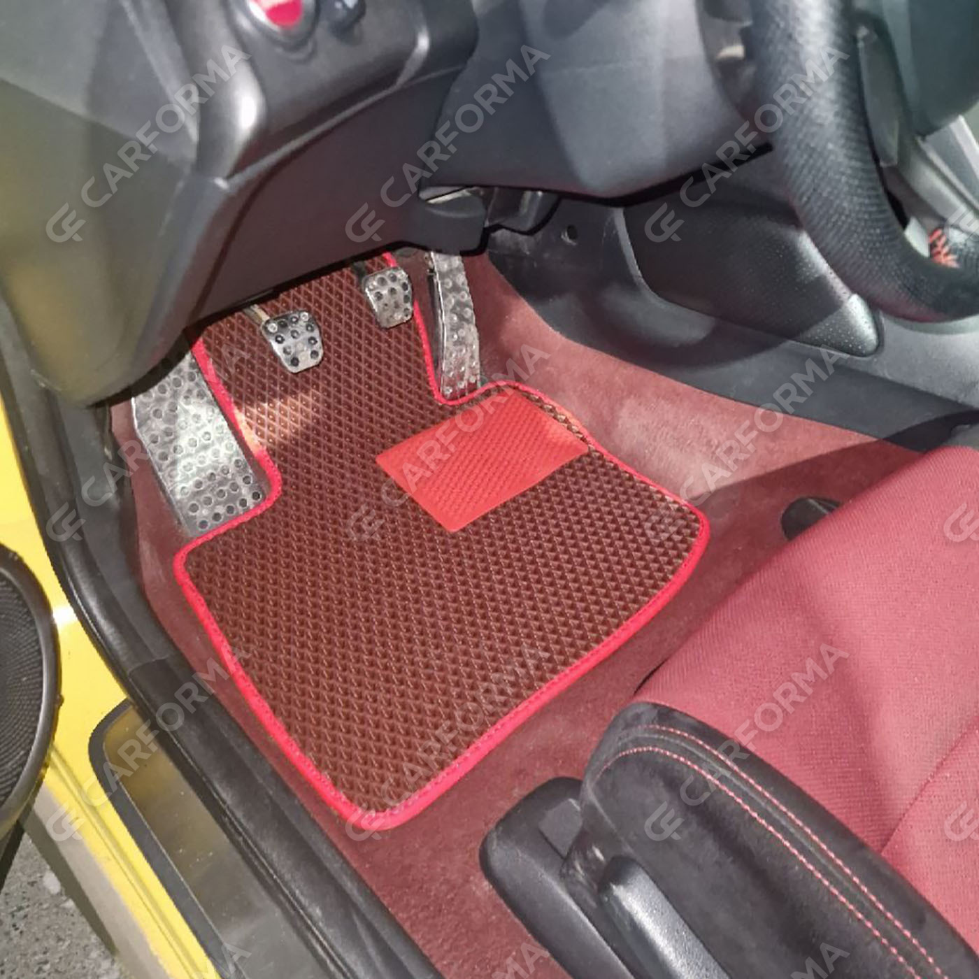 Ворсовые коврики на Honda Civic VIII 3d 2006&nbsp;-&nbsp;2011 в Барнауле