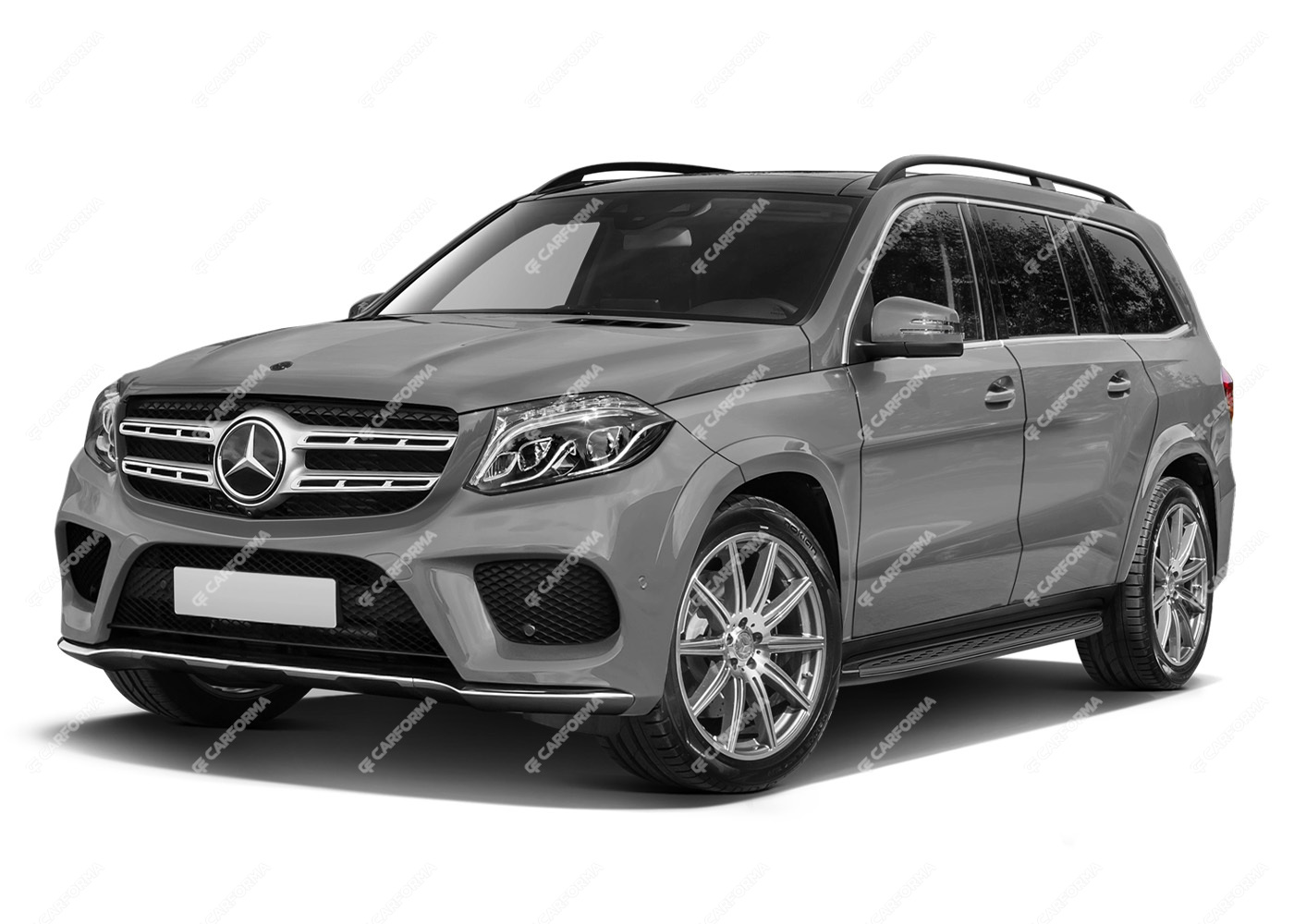 Ворсовые коврики на Mercedes GLS (X166) 2015 - 2019