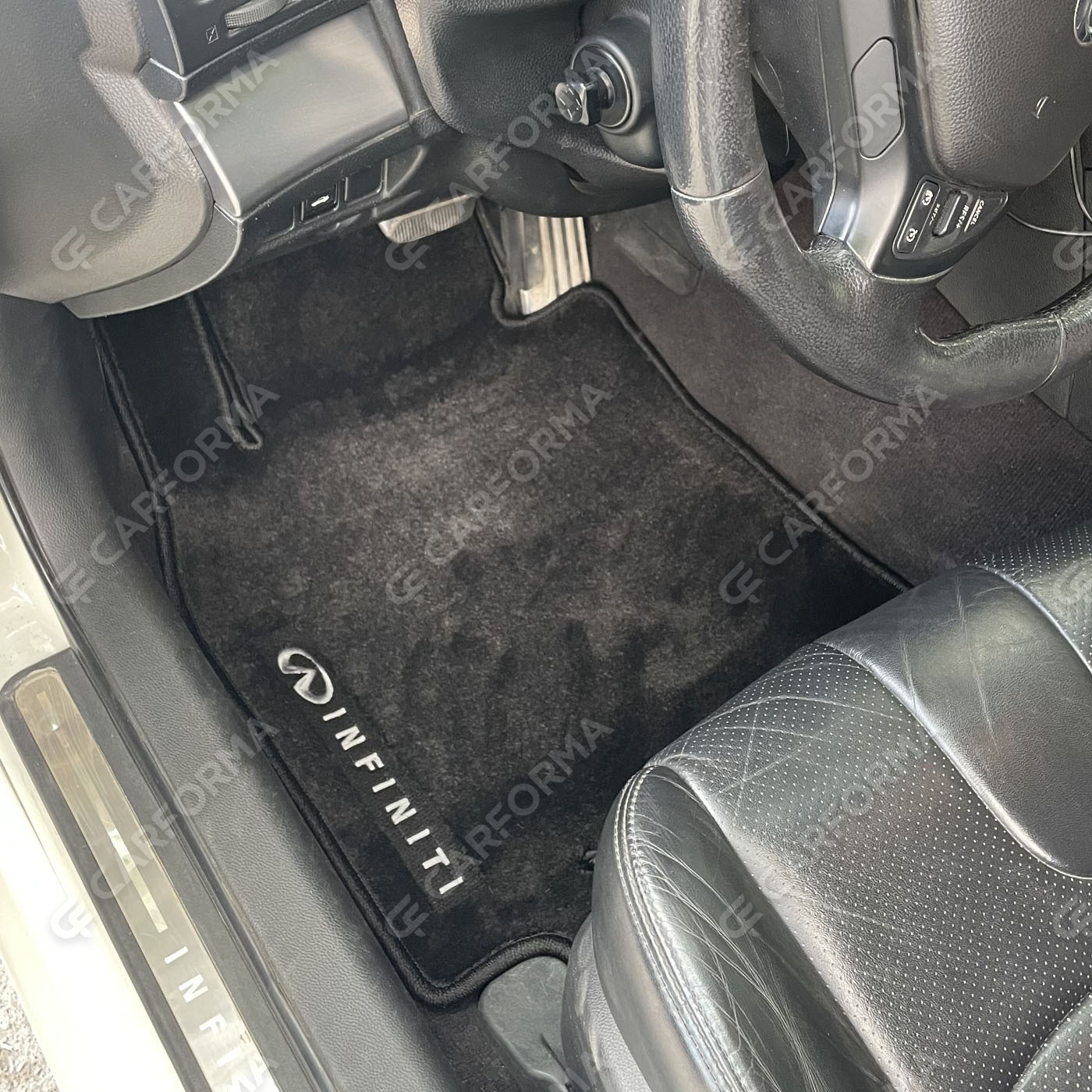 Ворсовые коврики на Infiniti G IV Седан 2006&nbsp;-&nbsp;2014 в Барнауле