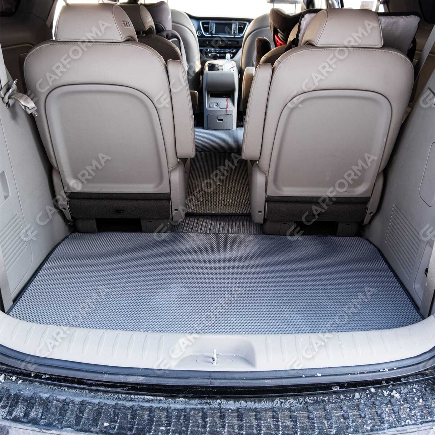 EVA коврики на KIA Carnival III 9 мест и 11 мест 2014&nbsp;-&nbsp;2021 в Барнауле