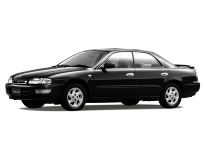 Ворсовые коврики на Nissan Presea (R11) 1995 - 2000 в Барнауле