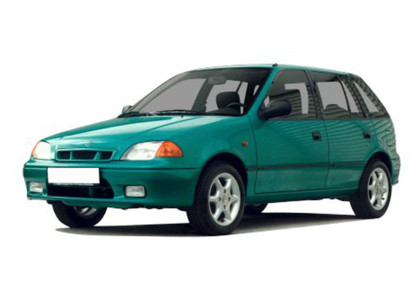 Ворсовые коврики на Suzuki Swift II Европа 1989 - 2004 в Барнауле