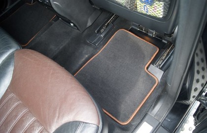 Ворсовые коврики на Mercedes GL (X164) 2006 - 2012 в Барнауле