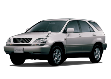 Ворсовые коврики на Toyota Harrier I 1997 - 2003 в Барнауле