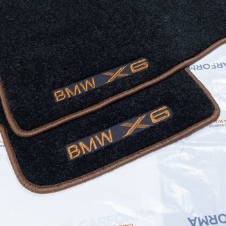 Ворсовые коврики на BMW X6 (F16) 2014 - 2019 в Барнауле