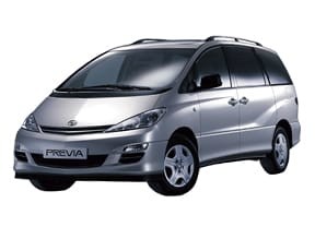 EVA коврики на Toyota Previa (XR30, XR40) 2000 - 2007 в Барнауле