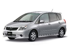 Ворсовые коврики на Toyota Corolla Spacio (E12) 2001 - 2009 в Барнауле