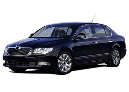 Ворсовые коврики на Skoda Superb II 2008 - 2015 в Барнауле