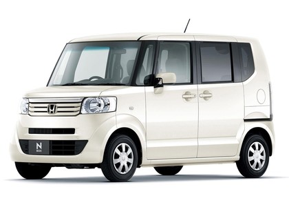 Ворсовые коврики на Honda N-BOX I 2011 - 2017 в Барнауле