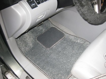 Ворсовые коврики на Toyota Highlander II 2007 - 2013 в Барнауле