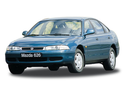 Ворсовые коврики на Mazda 626 1991 - 1997 в Барнауле