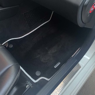Ворсовые коврики на Mercedes C (W204) 2007 - 2015 в Барнауле