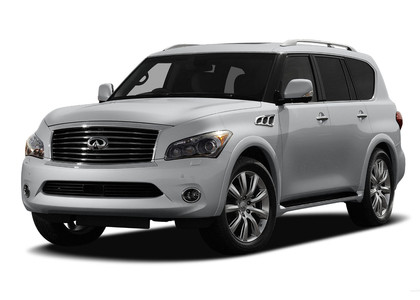 Ворсовые коврики на Infiniti QX56 II 2010 - 2014 в Барнауле