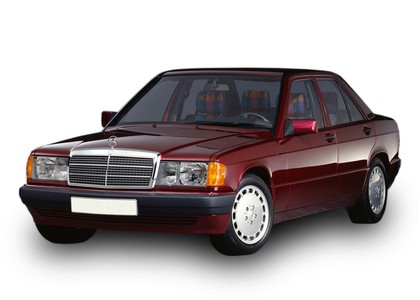 Ворсовые коврики на Mercedes 190 (W201) 1982 - 1993 в Барнауле