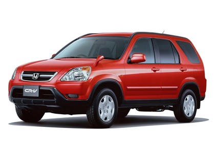 Ворсовые коврики на Honda CR-V II 2001 - 2006 в Барнауле