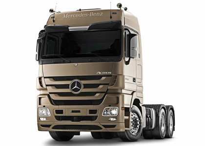 Ворсовые коврики на Mercedes Actros MP3 тягач 2008 - 2020 в Барнауле