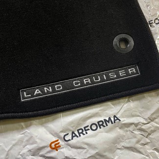 Ворсовые коврики на Toyota Land Cruiser 300 2021 - 2025 в Барнауле