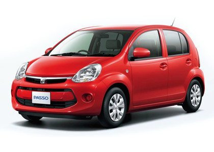 Ворсовые коврики на Toyota Passo II 2010 - 2016 в Барнауле