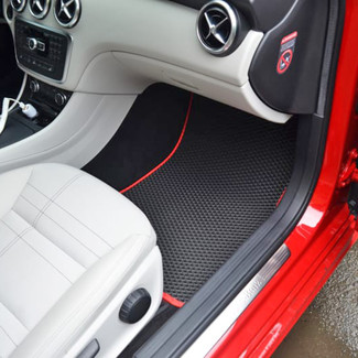 Ворсовые коврики на Mercedes GLA (X156) 2014 - 2020 в Барнауле