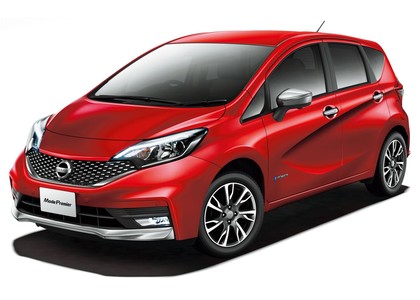 Ворсовые коврики на Nissan Note E-Power (E12) 2016 - 2020 в Барнауле