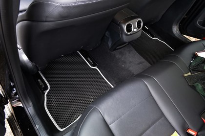 Ворсовые коврики на Mercedes C (W205) 2014 - 2023 в Барнауле