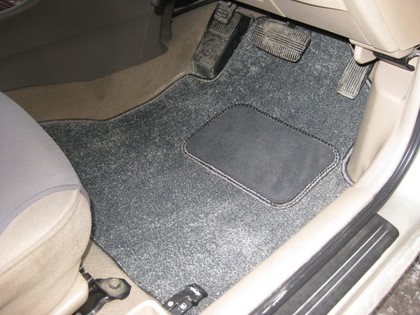 Ворсовые коврики на Nissan Bluebird Sylphy (G10) 2000 - 2006 в Барнауле