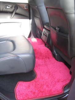 Ворсовые коврики на Infiniti QX56 II 2010 - 2014 в Барнауле