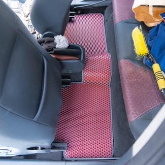 Ворсовые коврики на Ford Fiesta VI 2008 - 2019 в Барнауле