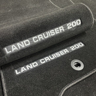Ворсовые коврики на Toyota Land Cruiser 200 2007 - 2021 в Барнауле
