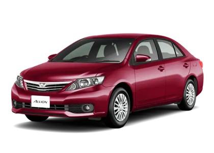 Ворсовые коврики на Toyota Allion II 2007 - 2021 в Барнауле