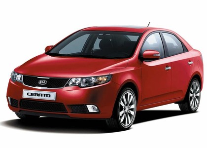 Ворсовые коврики на KIA Cerato II 2009 - 2013 в Барнауле