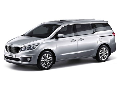Ворсовые коврики на KIA Carnival III 2014 - 2021 в Барнауле