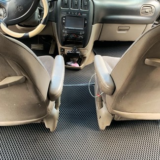 Ворсовые коврики на Chrysler Town and Country IV короткая база 2000 - 2007 в Барнауле