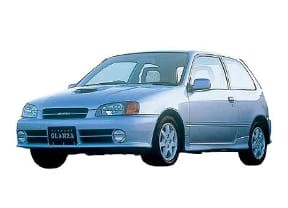 Ворсовые коврики на Toyota Starlet (P90) 1995 - 1999 в Барнауле