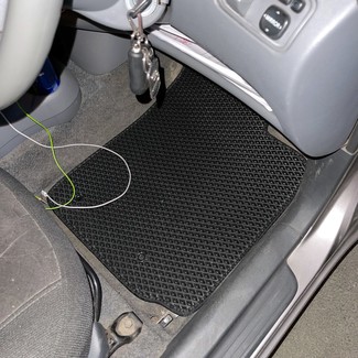 Ворсовые коврики на Toyota Vitz I 1998 - 2005 в Барнауле
