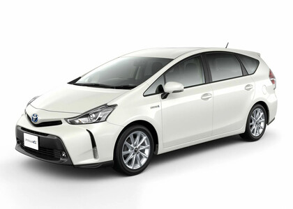Ворсовые коврики на Toyota Prius Alpha 2011 - 2021 в Барнауле