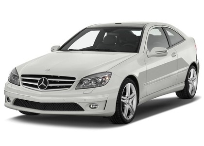 Ворсовые коврики на Mercedes CLC (CL203) 2008 - 2011 в Барнауле