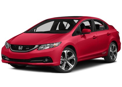 Ворсовые коврики на Honda Civic IX 4d 2012 - 2015 в Барнауле