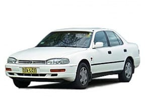 Ворсовые коврики на Toyota Camry (XV10) 1991 - 1996 в Барнауле