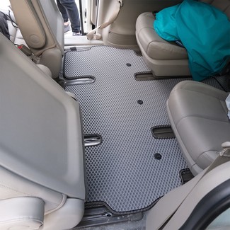 Ворсовые коврики на KIA Carnival III 2014 - 2021 в Барнауле