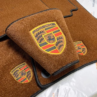 Ворсовые коврики на Porsche Cayenne II 2010 - 2018 в Барнауле