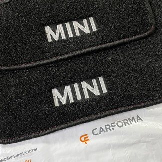 Ворсовые коврики на Mini Cooper Cabrio (F57) 2015 - 2025 в Барнауле