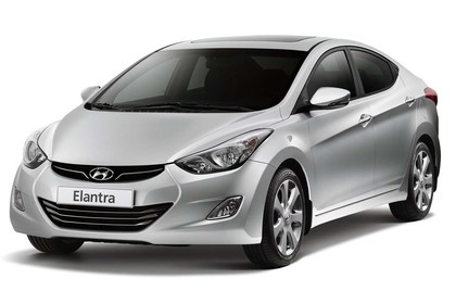 Ворсовые коврики на Hyundai Elantra 5 (MD) 2010 - 2016 в Барнауле