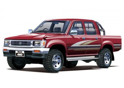 Ворсовые коврики на Toyota Hilux V 1988 - 1997 в Барнауле