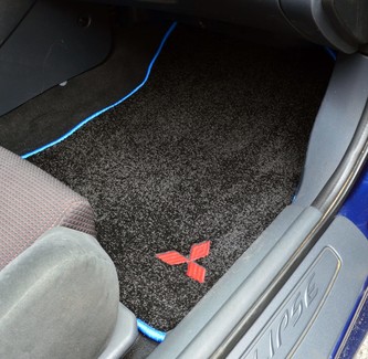 Ворсовые коврики на Mitsubishi Eclipse IV 2005 - 2011 в Барнауле