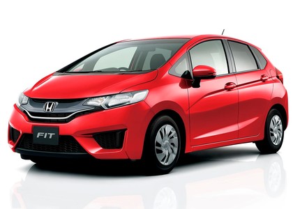 Ворсовые коврики на Honda Fit III 2013 - 2020 в Барнауле