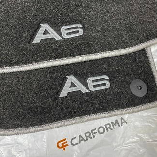 Ворсовые коврики на Audi A6 (C7) 2011 - 2018 в Барнауле